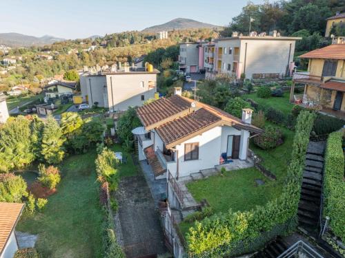 an aerial view of a house at Holiday Home Marzia by Interhome in Germignaga