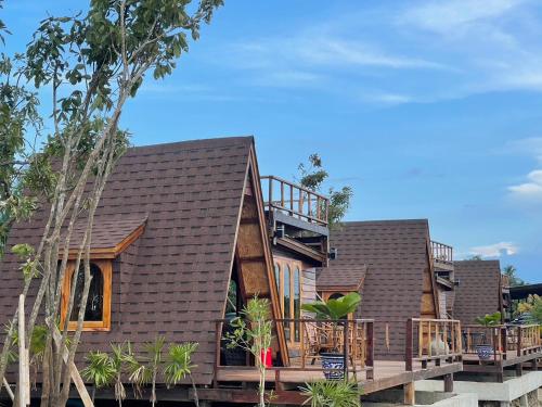 Bygningen som pensionatet ligger i