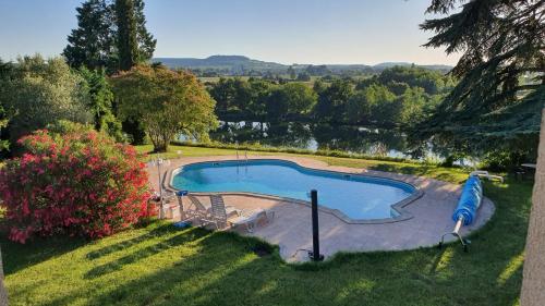 Les Rives du Lot - Piscine au bord du fleuve