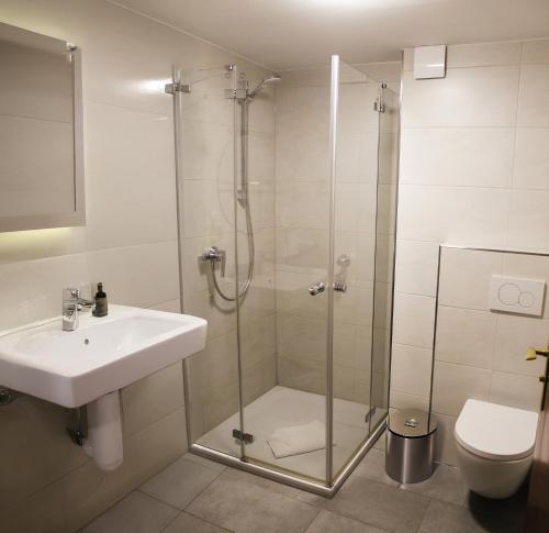 Koupelna v ubytování Hotel Simonis Koblenz