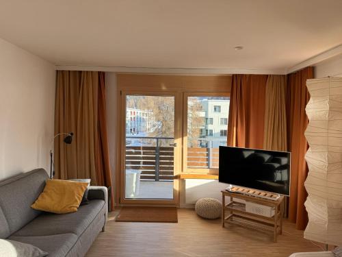 TV a/nebo společenská místnost v ubytování Griflas Lärchengold