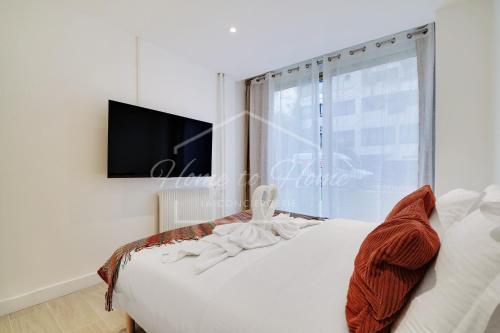 Ένα ή περισσότερα κρεβάτια σε δωμάτιο στο Luxury Stay & Spacious