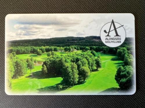 a picture of a golf course with the alisal championship sign at Alingsås Vandrarhem in Alingsås