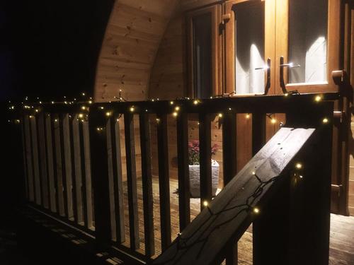 Μπαλκόνι ή βεράντα στο Glamping Pod - Vale View