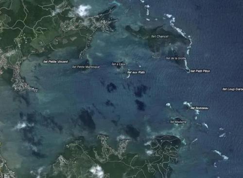 a map of theilippines and its islands at Studio moderne avec terrasse à Le Robert 60 m² in Le Robert