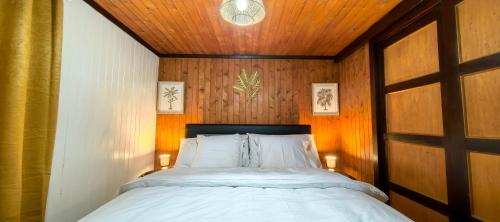 Postel nebo postele na pokoji v ubytování L'appel Chalet