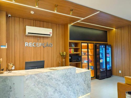 Vstupní hala nebo recepce v ubytování Hotel Jardim Iracema