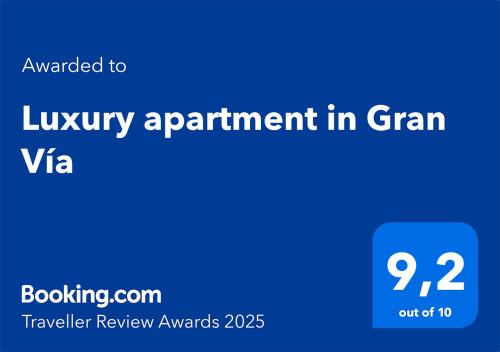 Luxury apartment in Gran Vía