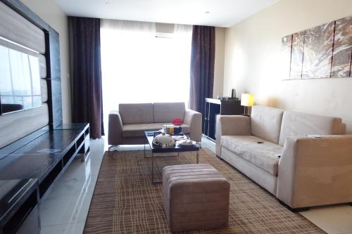 Χώρος καθιστικού στο MUPENDA APARTMENTs