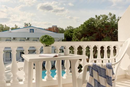 Balkón nebo terasa v ubytování Kazaviti Hotel