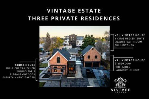 a flyer for a three private residence with a house at Unmatched Privacy & Luxury for the Entire Family in Bozeman