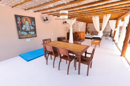 Χώρος καθιστικού στο Hotel Pousada Coqueiros