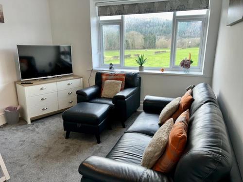 Χώρος καθιστικού στο Scenic 2Bed Retreat - Gateway to Snowdonia