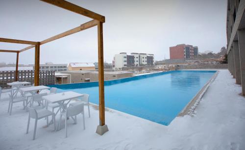 Swimmingpoolen hos eller tæt på Jeju NuevePoolvilla Aewol