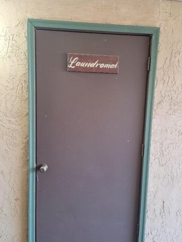 a door with a sign that reads banquet control at Little Womens Villa Condo 1 mile from Parkway in Gatlinburg
