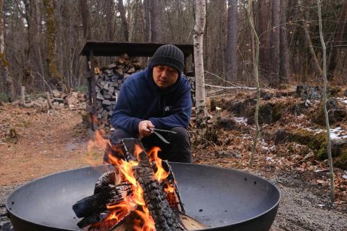 Majutusasutuse 北軽井沢の浅間山麓に佇む本格カラオケとサウナ付きログハウス külastajad