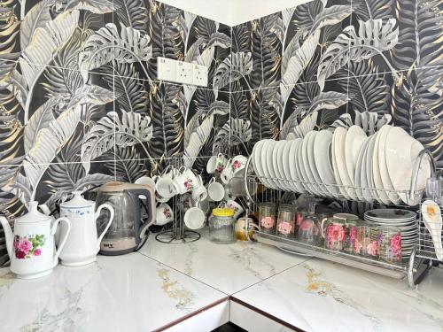 Kuchyň nebo kuchyňský kout v ubytování Homestay Dr Rosidah - Kulim