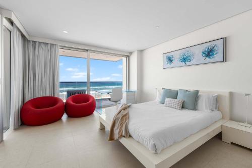 Postel nebo postele na pokoji v ubytování Joy on Jefferson