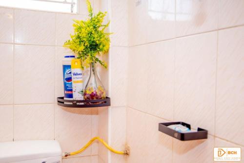Koupelna v ubytování Bahati homes 2