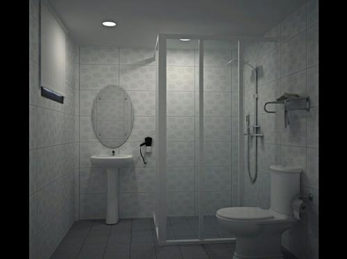 Koupelna v ubytování 蔓條絲裡Slow Motion B&B