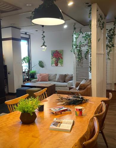 Гостиная зона в Nara Guesthouse 3F