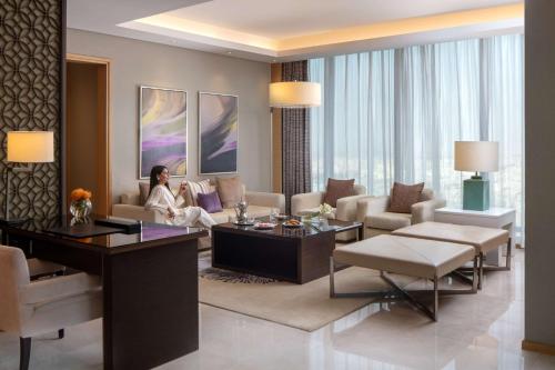 Χώρος καθιστικού στο Hyatt Regency Riyadh Olaya