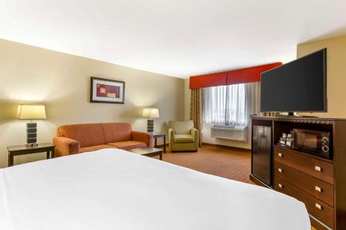 Postel nebo postele na pokoji v ubytování Comfort Inn Phoenix Central City