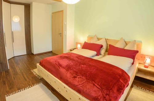 Posteľ alebo postele v izbe v ubytovaní Appartement Waldhof