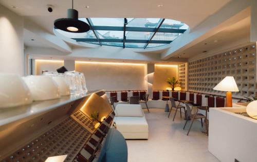 Χώρος καθιστικού στο Qilidai Hotel