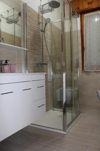 Koupelna v ubytování Appartamento Rimini Vacanza