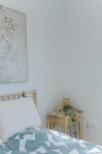 Cama o camas de una habitación en Stylish Stonehouse in Platres