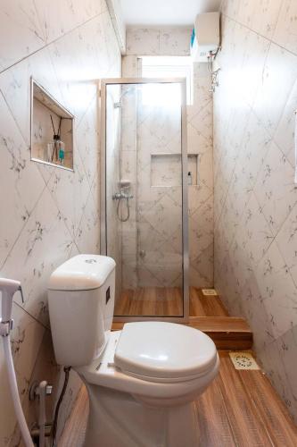 Ένα μπάνιο στο Lulubay Serviced Appartments