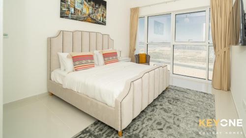 Ένα ή περισσότερα κρεβάτια σε δωμάτιο στο Carson Elegant Living in One Bedroom