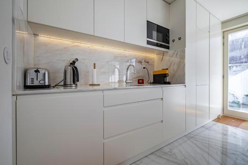 Dapur atau dapur kecil di Alva Luxury Flat