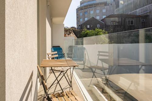 Balkoni atau teres di Alva Luxury Flat
