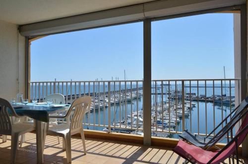 2 pièces belle vue mer CAP D 'AGDE CT360-435