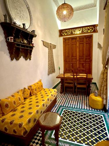 Un lugar para sentarse en Riad Phœnix