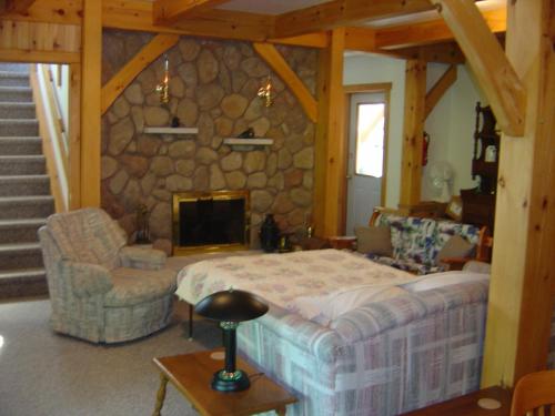 Χώρος καθιστικού στο Sunny Rock Bed & Breakfast