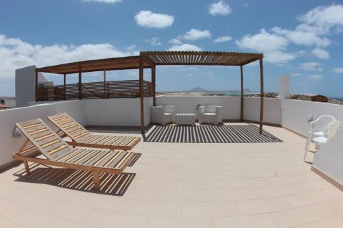 Balkón nebo terasa v ubytování Cala da Lua apartments
