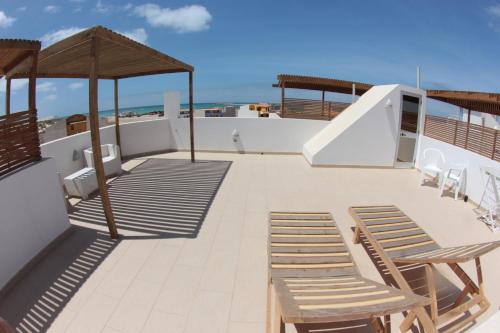Balkón nebo terasa v ubytování Cala da Lua apartments