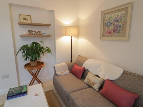 Zona de estar de Plum Barn