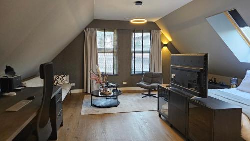 Ένα ή περισσότερα κρεβάτια σε δωμάτιο στο Guest Room Utrecht