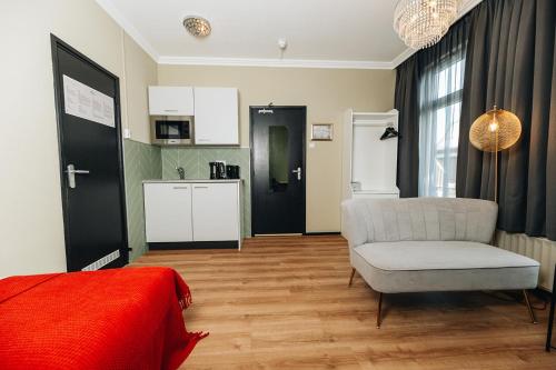 Η κουζίνα ή μικρή κουζίνα στο Hotel Renesse