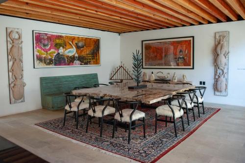Гостиная зона в Casa Carmen Xólotl