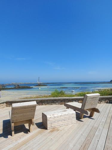 Belle maison pour 8 sur la plage de Kervenni