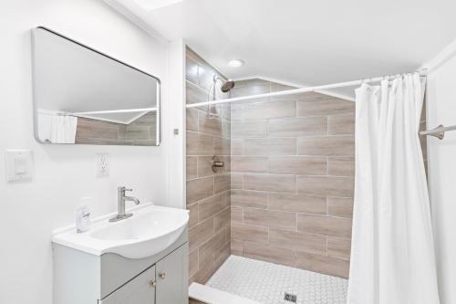 Koupelna v ubytování Linger Longer