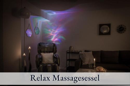 Lázně a/nebo wellness v ubytování RelaxApartment 15 Massagesessel SmartTV Küche