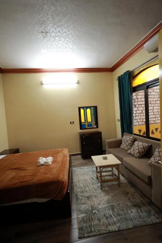 Cama o camas de una habitación en Nubiano Cataract