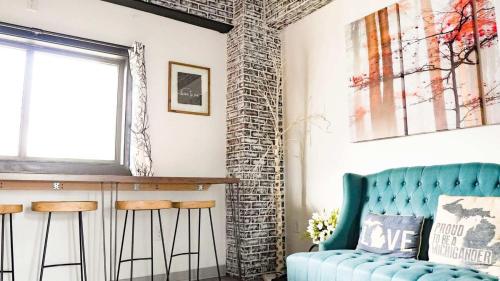 Ruang duduk di Rivers Edge Lofts - Unit 2