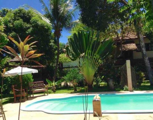 Flat Iansã Condomínio beira-mar Varanda Piscina.の敷地内または近くにあるプール